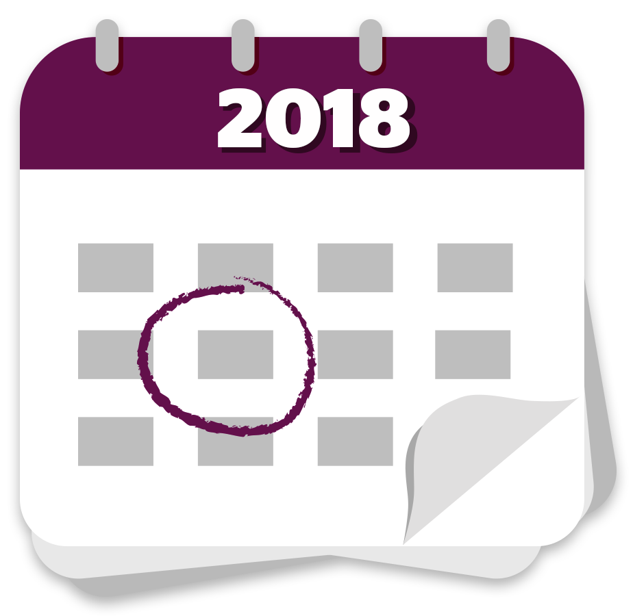 Calendário 2018